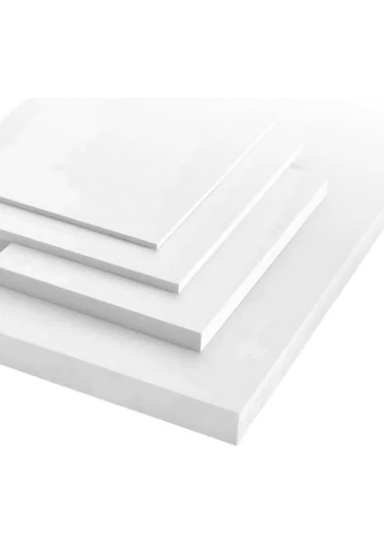 3mm Beyaz Dekota Levha Pvc Foam Foreks Levha Maket Malzemesi Tüm Ebatlar Özel Kesim
