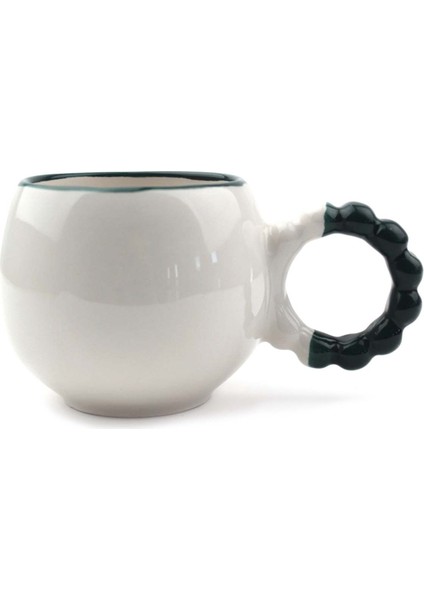 Götü Güzel Olanın Derdi Çok Olurmuş El Yapımı Krem Parlak Puf Kupa - El Işçiliği Hediyelik Kupa Bardak Mug fiyatları