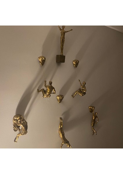 6'lı Tırmanan Adam Duvar Dekoru