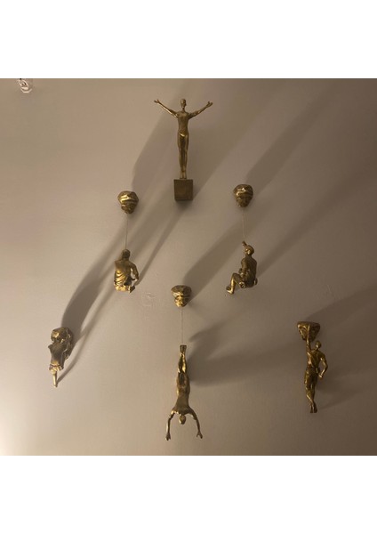 6'lı Tırmanan Adam Duvar Dekoru modelleri