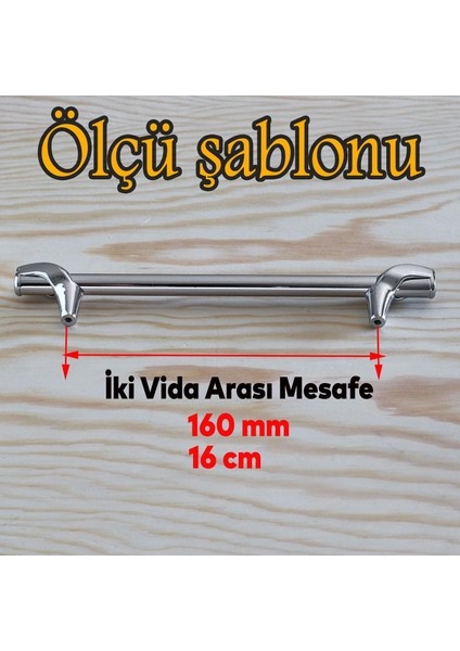 Mobilya Çekmece Mutfak Kapak Dolap Kulpları Dolabı Kulbu Kulpu 160 mm Krom Kulp Metal fiyatları