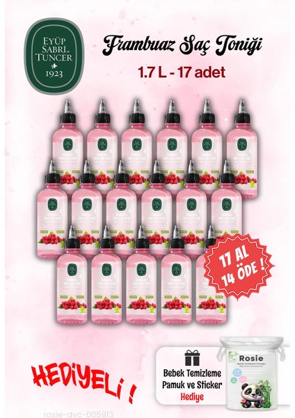 17 Al 14 Öde Sirke Frambuaz Tonik 100 ml ve Rosie