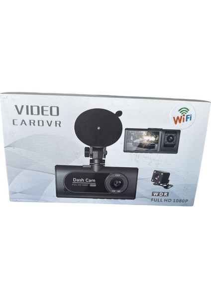 V20 Araç Içi Dikiz Dashcam 3 Kameralı Wifi Araba Kamerası modelleri