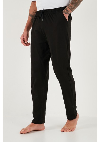 Pamuklu Regular Fit Normal Bel Düz Paça Cepli Pijama Altı Erkek Pijama Altı 6574003 indirimleri