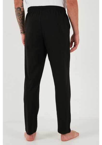 Pamuklu Regular Fit Normal Bel Düz Paça Cepli Pijama Altı Erkek Pijama Altı 6574003