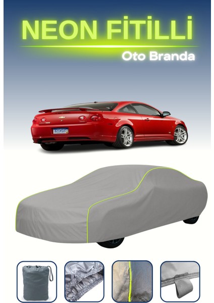 Gri [chevrolet Cobalt Coupe Ss 2008 - 2011] Uyumlu Neon Fitilli Araba Brandası, Su ve Toz Geçirmez indirimleri