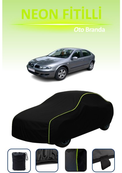 Siyah [seat Leon 2000 - 2006] Uyumlu Neon Fitilli Araba Brandası, Su ve Toz Geçirmez indirimleri