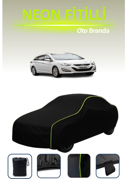 Siyah [hyundai I40 Tourer 2012 - 2018] Uyumlu Neon Fitilli Araba Brandası, Su ve Toz Geçirmez indirimleri