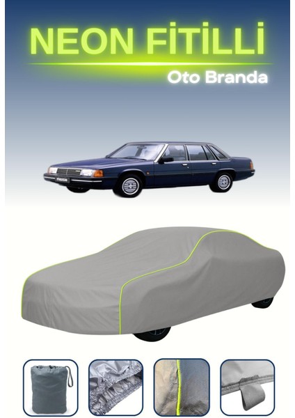 Gri [mazda 929 2] Uyumlu Neon Fitilli Araba Brandası, Su ve Toz Geçirmez indirimleri