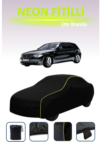 Siyah [bmw 1 Series Hatchback] Uyumlu Neon Fitilli Araba Brandası, Su ve Toz Geçirmez indirimleri