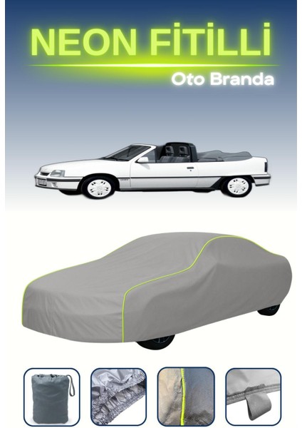Gri [opel Kadett Cabriolet 1987 - 1993] Uyumlu Neon Fitilli Araba Brandası, Su ve Toz Geçirmez indirimleri
