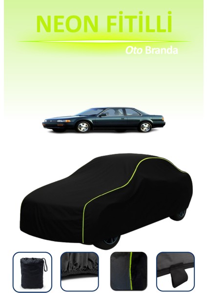Siyah [honda Accord 4 Coupe] Uyumlu Neon Fitilli Araba Brandası, Su ve Toz Geçirmez indirimleri