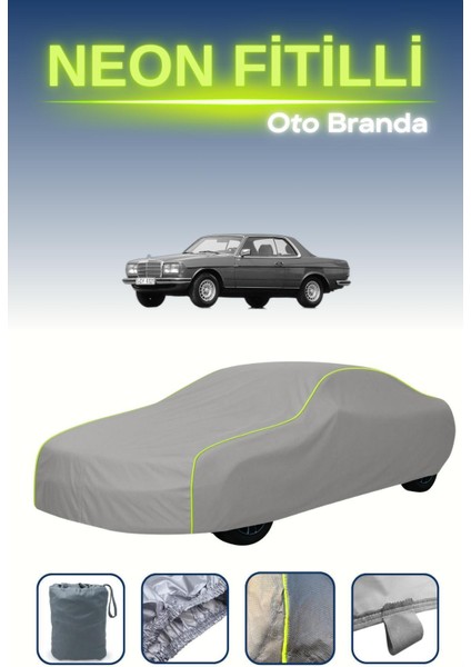 Gri [mercedes-Benz C123] Uyumlu Neon Fitilli Araba Brandası, Su ve Toz Geçirmez indirimleri