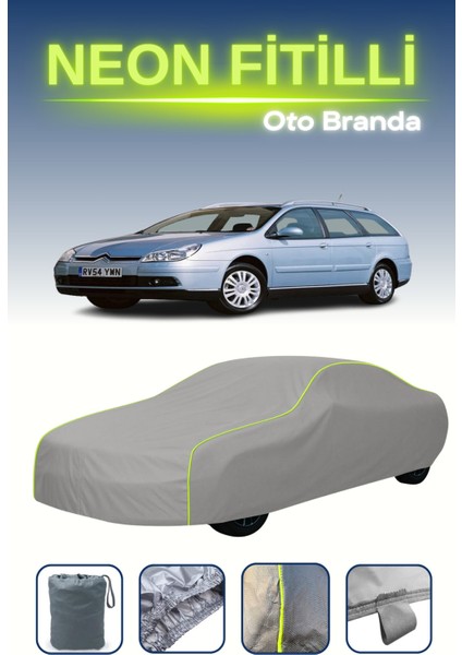 Gri [citroen C5 Estate 2004 - 2008] Uyumlu Neon Fitilli Araba Brandası, Su ve Toz Geçirmez indirimleri
