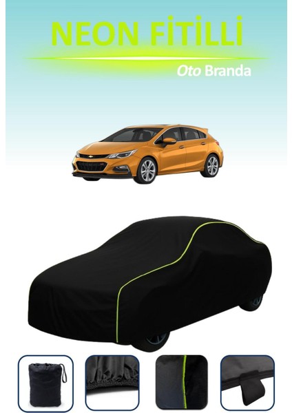 Siyah [chevrolet Cruze Hatchback] Uyumlu Neon Fitilli Araba Brandası, Su ve Toz Geçirmez indirimleri