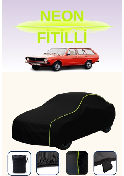 Siyah [volkswagen Passat Variant 1974 - 1981] Uyumlu Neon Fitilli Araba Brandası Su ve Toz Geçirmez indirimleri