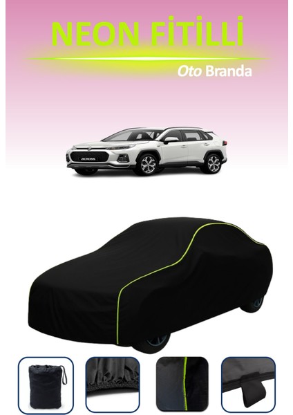 Siyah [suzuki Across] Uyumlu Neon Fitilli Araba Brandası, Su ve Toz Geçirmez indirimleri