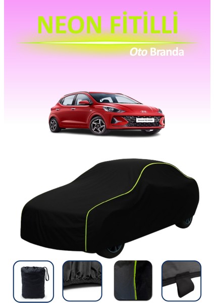 Siyah [hyundai Grand I10 Nios 3] Uyumlu Neon Fitilli Araba Brandası, Su ve Toz Geçirmez indirimleri