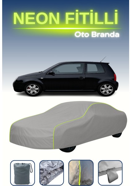 Gri [volkswagen Lupo 1998 - 2005] Uyumlu Neon Fitilli Araba Brandası, Su ve Toz Geçirmez indirimleri
