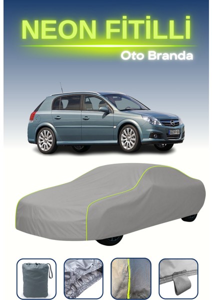 Gri [opel Signum 2005 - 2008] Uyumlu Neon Fitilli Araba Brandası, Su ve Toz Geçirmez indirimleri