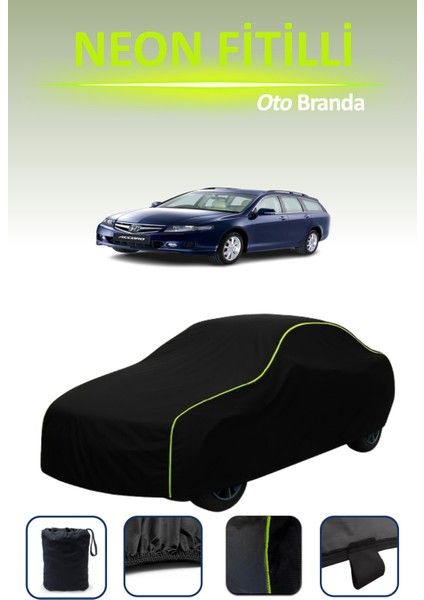 Siyah [honda Accord Tourer 2005 - 2008] Uyumlu Neon Fitilli Araba Brandası, Su ve Toz Geçirmez indirimleri