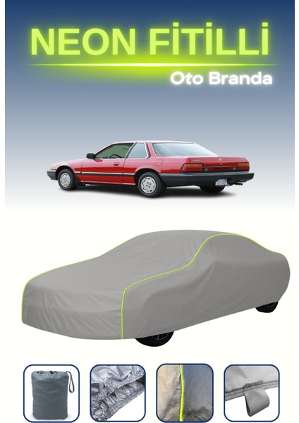 Gri [honda Prelude 2] Uyumlu Neon Fitilli Araba Brandası, Su ve Toz Geçirmez indirimleri