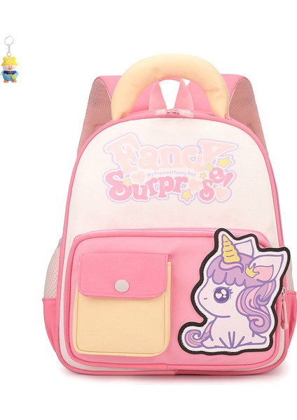 Karikatür Çocuk Okul Çantası Anaokulu Erkek ve Kadın Bebek Çocuk Sırt (Yurt Dışından)