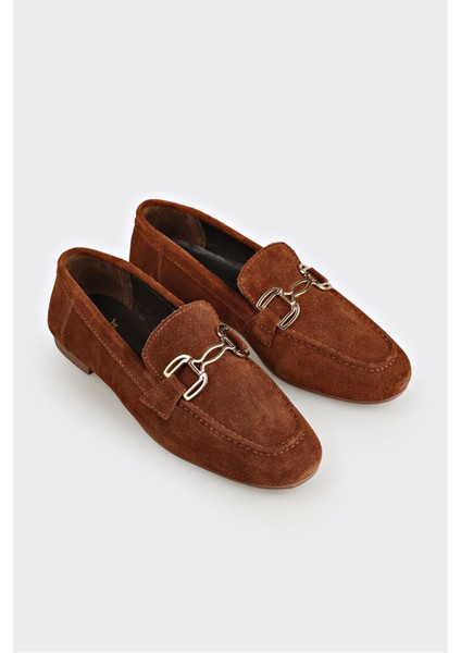 Kahve Deri Kadın Loafer fiyatları