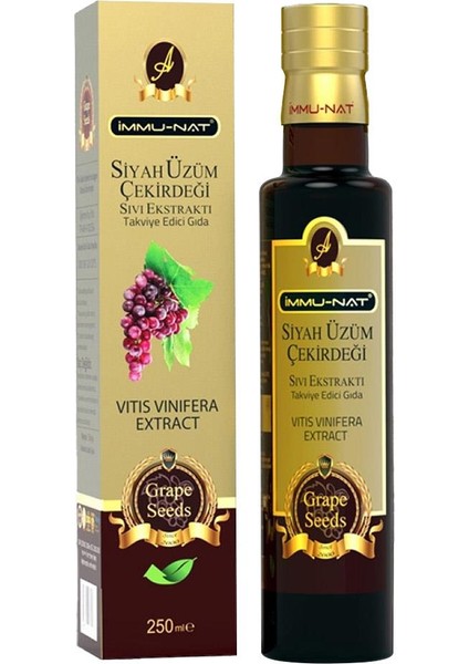 Immunat Siyah Üzüm Çekirdeği Ekstraktı 250 ml Immu-Nat