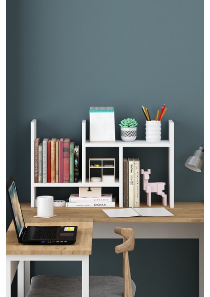 Gena Kitaplık Masa Üstü Raflı fiyatları