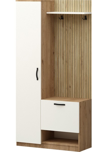 Lora Portmanto Tek Kapılı Vestiyer Ayakkabılık fırsatları