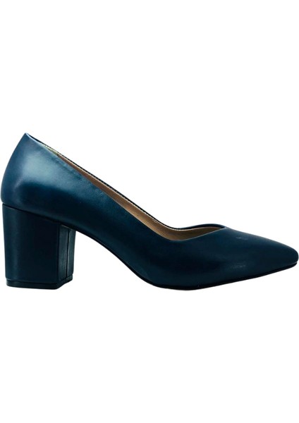 26569 Hakiki Deri Stiletto Kadın Ayakkabı