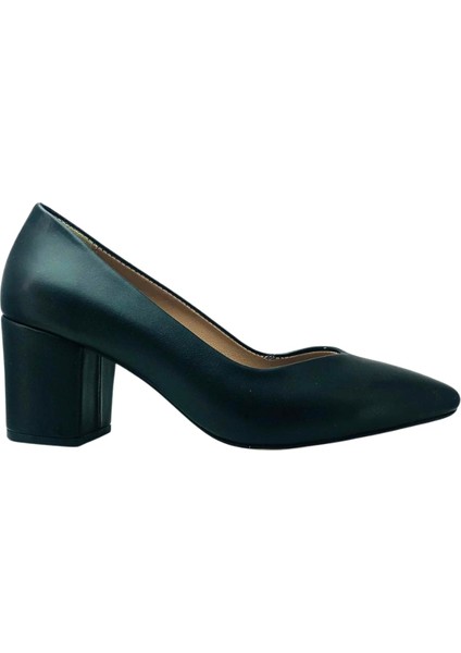 26569 Hakiki Deri Stiletto Kadın Ayakkabı