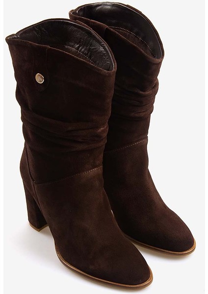 Hakiki Deri Süet Kadın Çizme 25-100670K modelleri