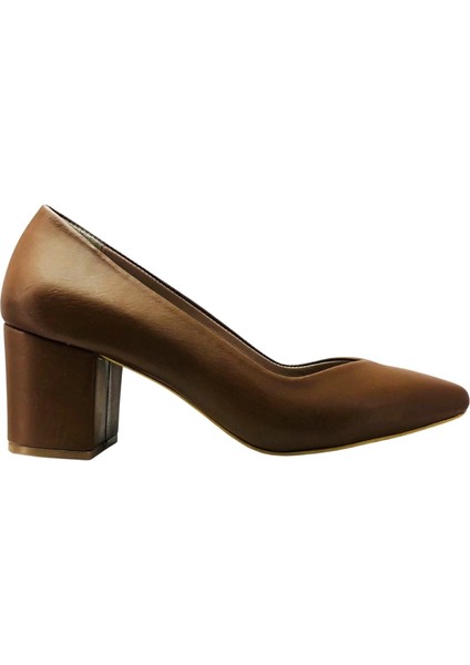 26569 Hakiki Deri Stiletto Kadın Ayakkabı