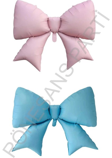 Kırmızı - Krem Renk 2 Adet Fiyonk Folyo Balon 98*75 cm