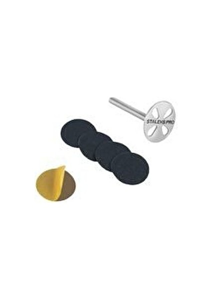 Expert 15 Small Pedikür Pododisk Seti 5 Parça Siyah Renkli Profesyonel Kullanım İçin