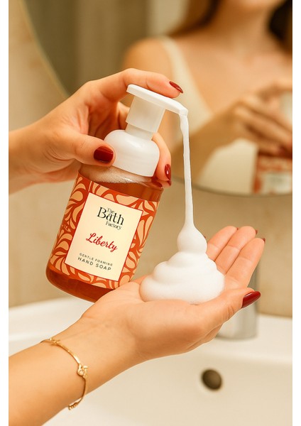 Köpük Sabun Seti 4'lü (Liberty+Hamam+Gold Aura+Çilek) fiyatları