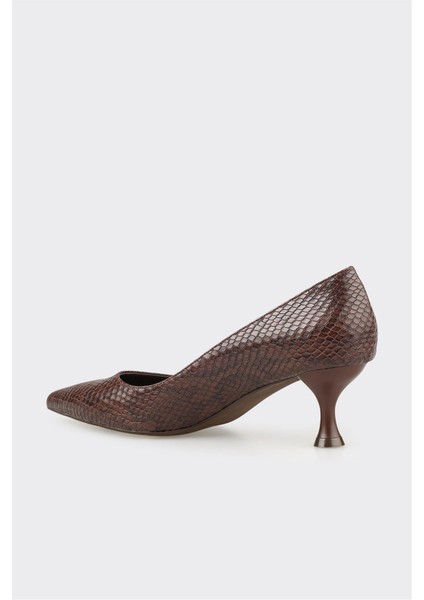 Kahve Kadın Stiletto modelleri