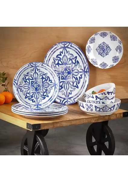 11945.CW.SEV - Tilda Sevilla Yuvarlak Tabak 45 Cm, Thermoset Melamin modelleri