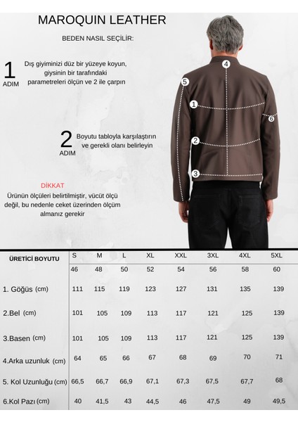 Alberty Erkek Deri Ceket