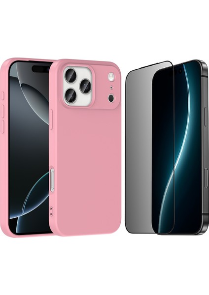 iPhone 17 Pro Max Kılıf Zore Mara Lansman Kapak + Hayalet Ekran Koruyucu