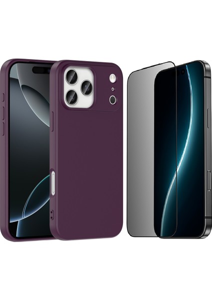 iPhone 17 Pro Kılıf Zore Mara Lansman Kapak + Hyaalet Ekran Koruyucu