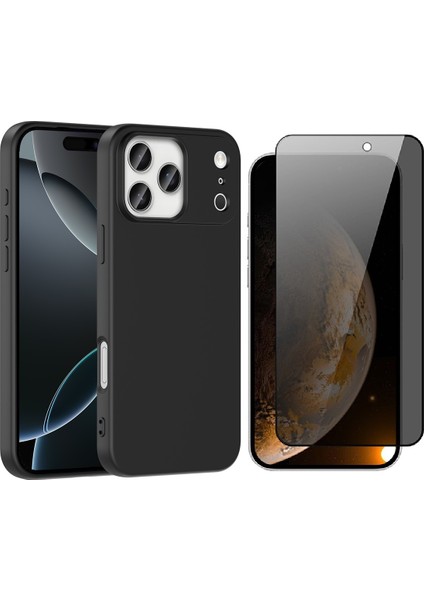 iPhone 17 Pro Kılıf Zore Mara Lansman Kapak + Hayalet Ekran Koruyucu