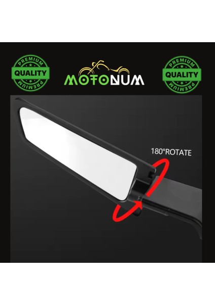 Yamaha Mt-03 Naked Kanat Ayna Büyük Boy M01097 indirimleri