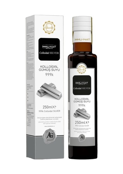 Immunat Immunat Kolloidal Gümüş Suyu 10 Ppm 250 ml Immu-Nat