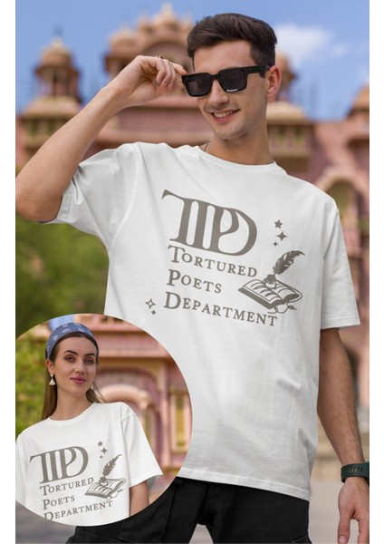 2024 Albüm Ttpd Taylor Swift Baskılı Tişört, Erkek-Kadın Tortured Poets Deparment Baskılı T-Shirt