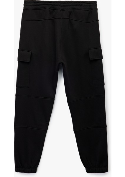 Şardonlu Kargo Cepli Beli Bağcıklı Jogger Eşofman Altı fiyatları