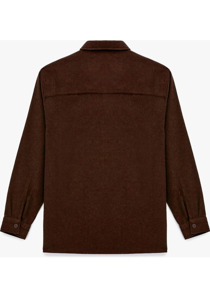 Regular Fit Cep Detaylı Uzun Kollu Düğmeli Gömlek fiyatları