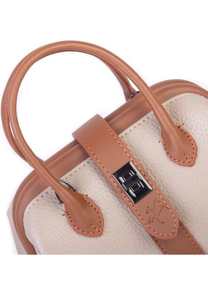 1426 Kadın Mini Boy Klipsli El ve Postacı Çantası (20*13 Cm) Kum modelleri